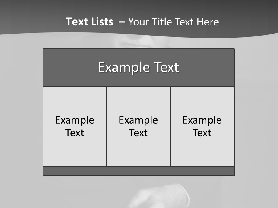 Mysterious Man With Piercing Eyes PowerPoint Template
