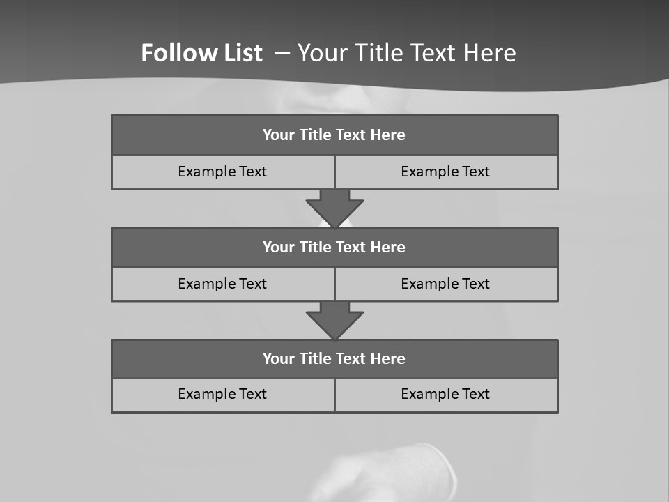 Mysterious Man With Piercing Eyes PowerPoint Template