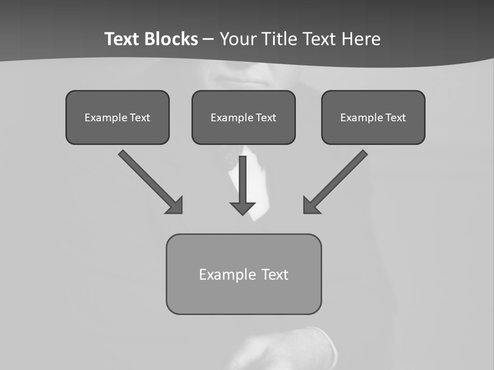 Mysterious Man With Piercing Eyes PowerPoint Template