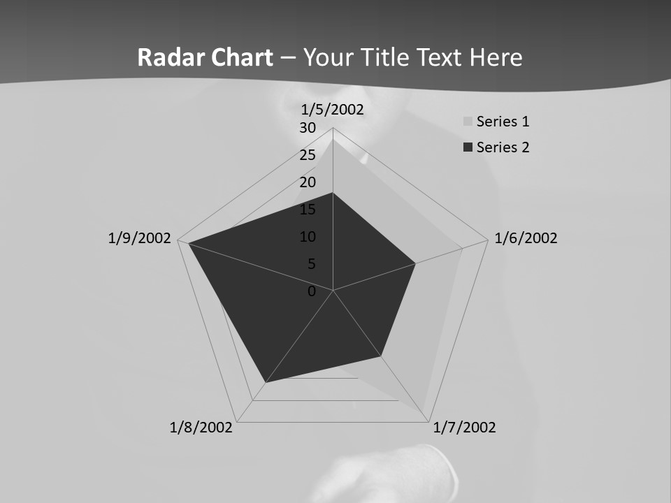 Mysterious Man With Piercing Eyes PowerPoint Template