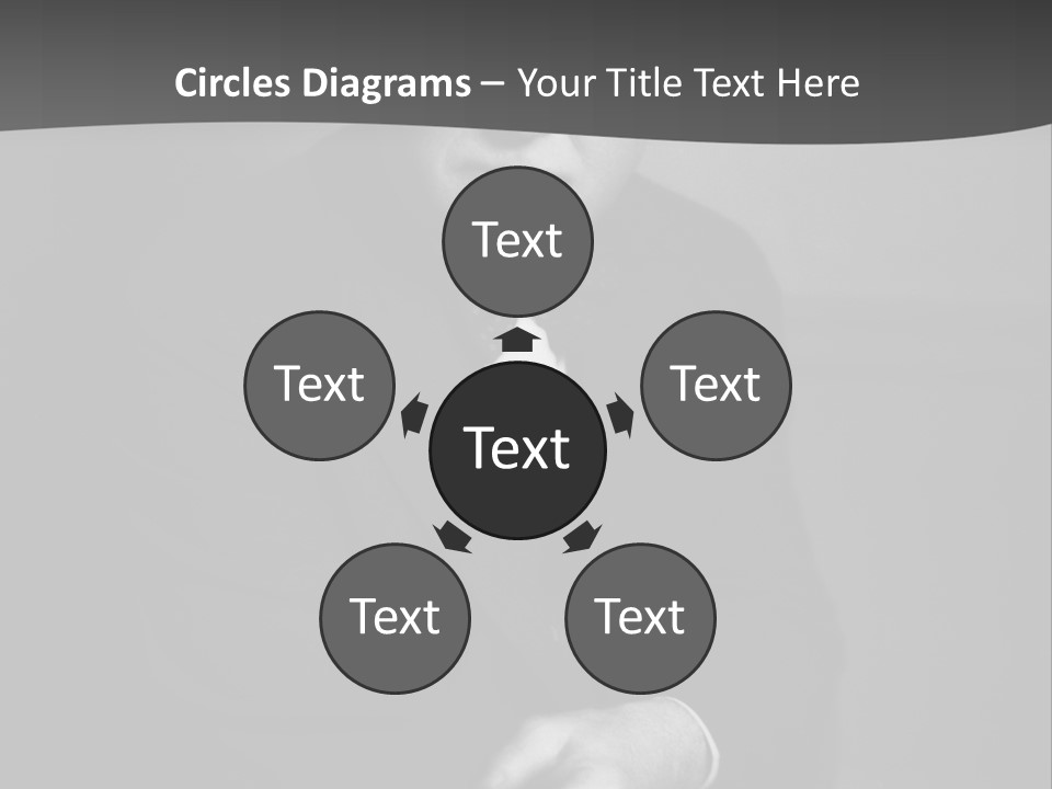 Mysterious Man With Piercing Eyes PowerPoint Template