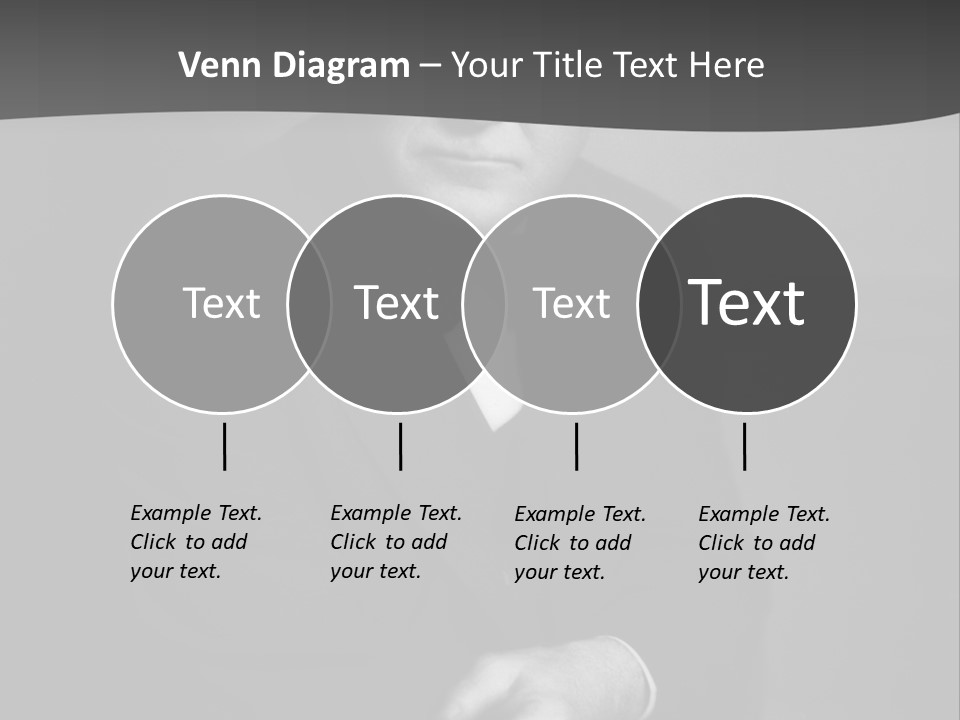 Mysterious Man With Piercing Eyes PowerPoint Template