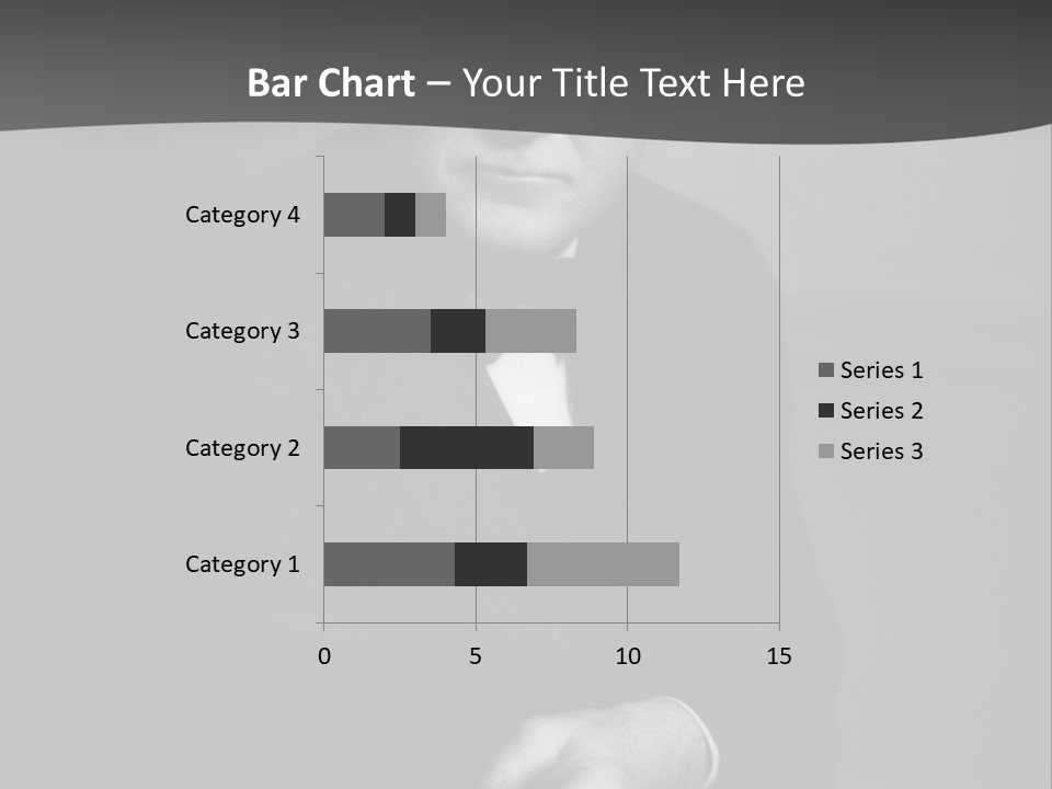 Mysterious Man With Piercing Eyes PowerPoint Template