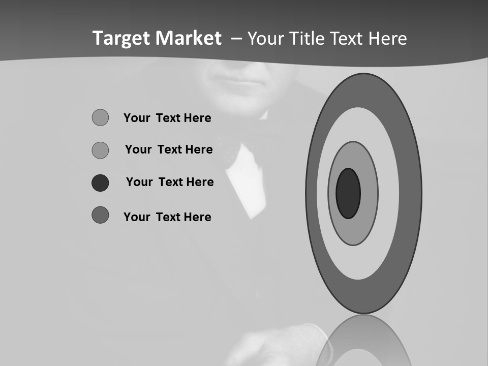 Mysterious Man With Piercing Eyes PowerPoint Template