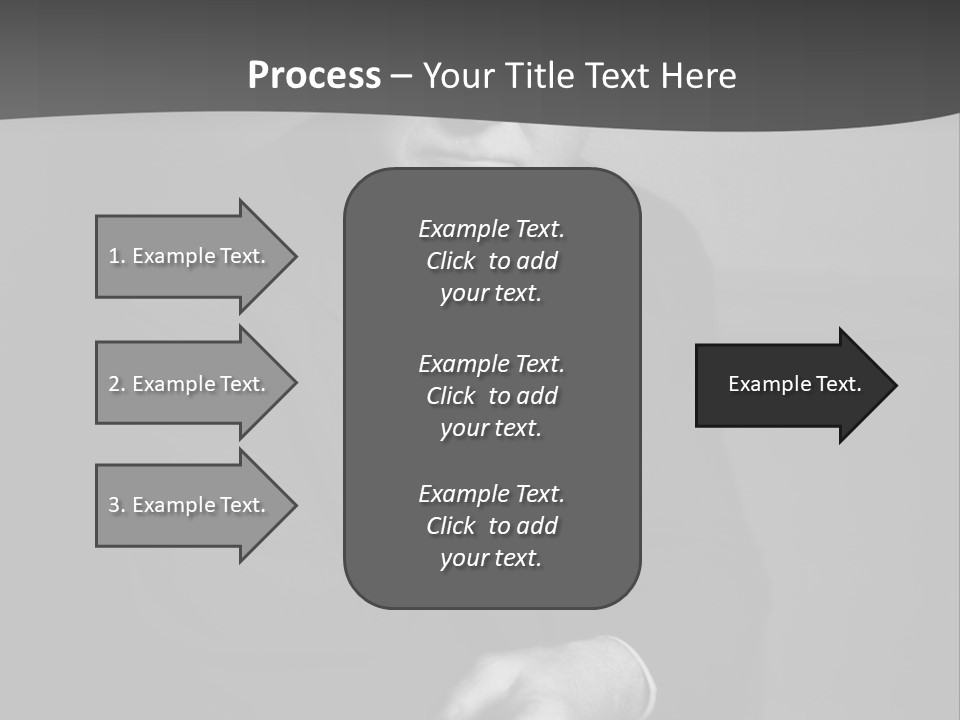 Mysterious Man With Piercing Eyes PowerPoint Template