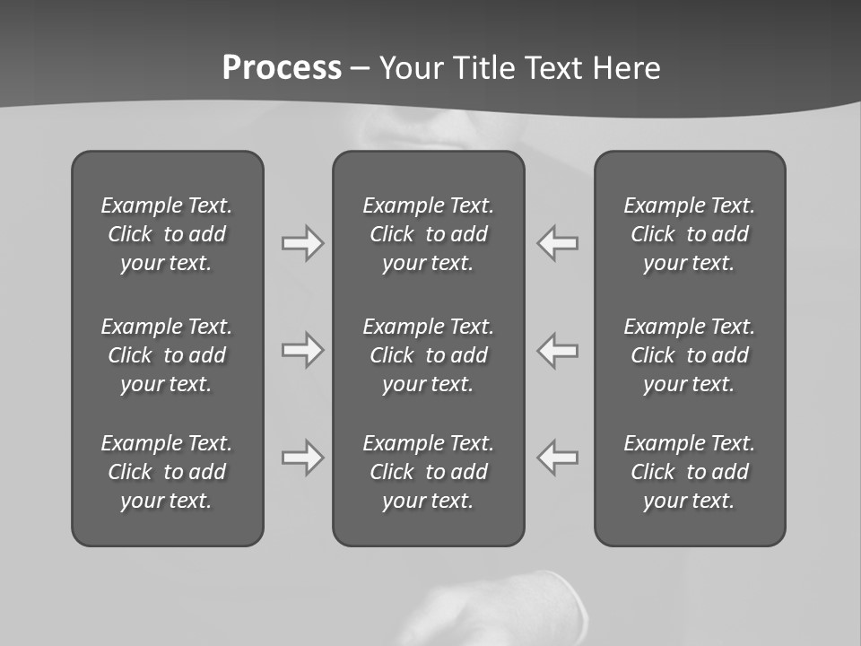 Mysterious Man With Piercing Eyes PowerPoint Template