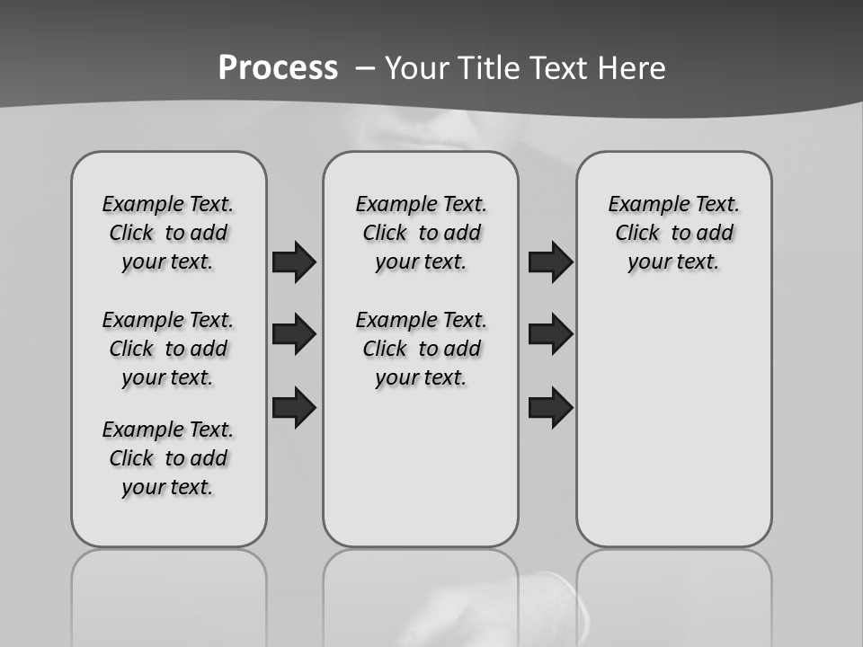 Mysterious Man With Piercing Eyes PowerPoint Template