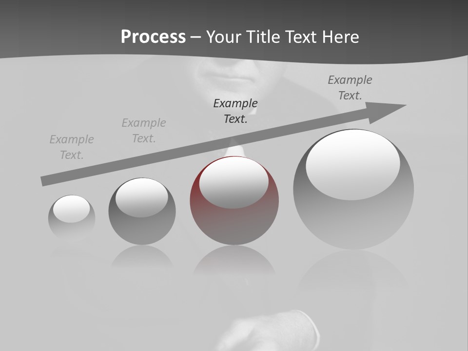 Mysterious Man With Piercing Eyes PowerPoint Template