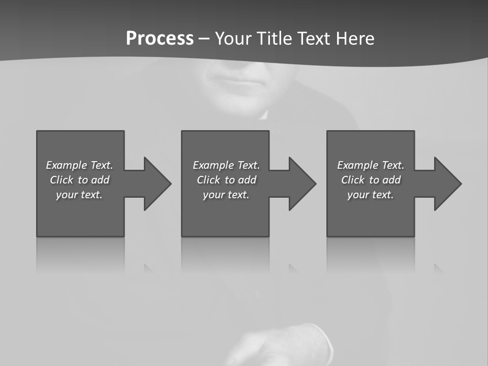 Mysterious Man With Piercing Eyes PowerPoint Template