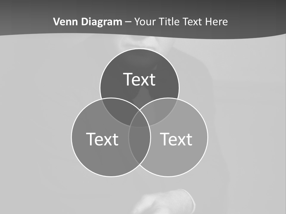 Mysterious Man With Piercing Eyes PowerPoint Template