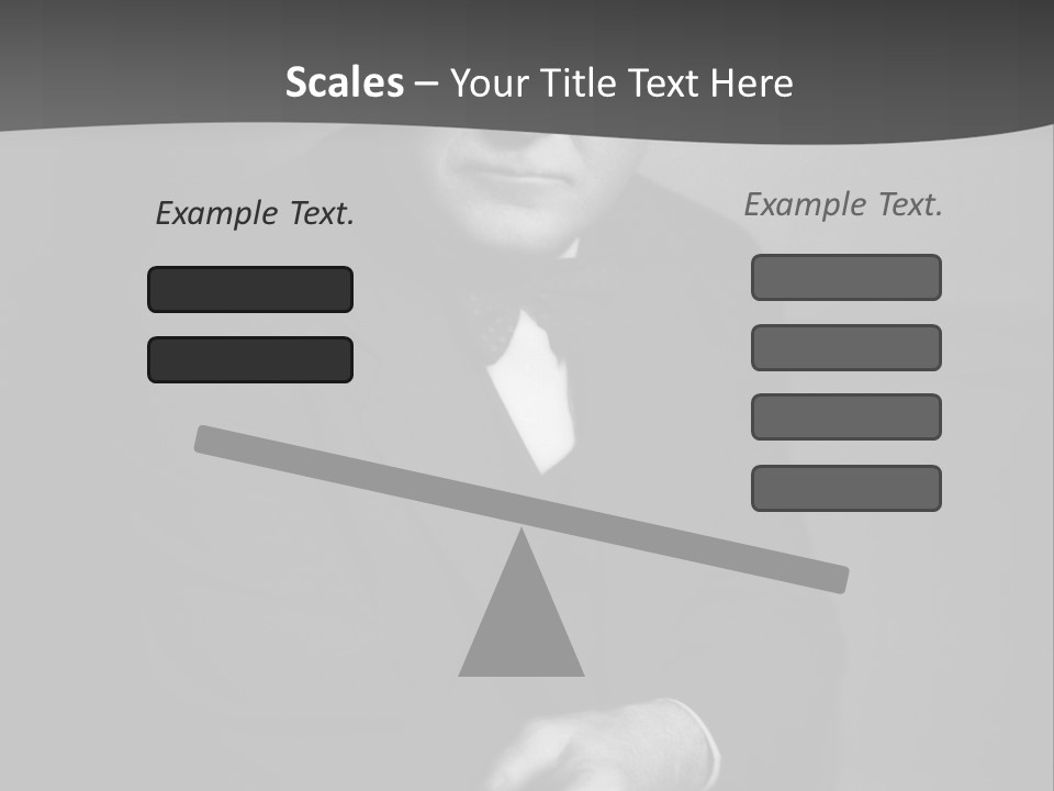 Mysterious Man With Piercing Eyes PowerPoint Template