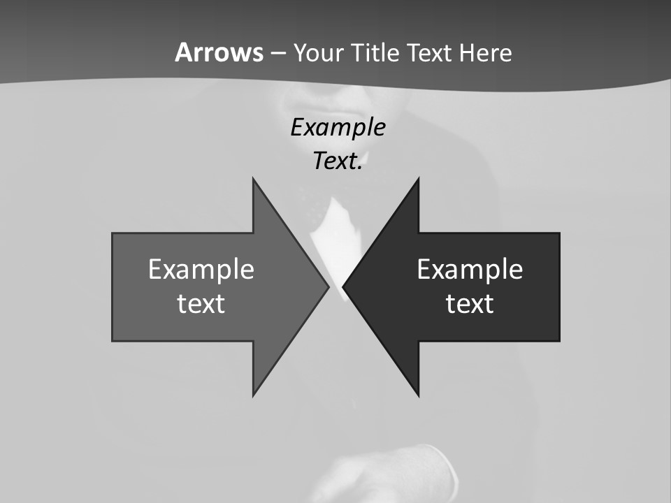 Mysterious Man With Piercing Eyes PowerPoint Template
