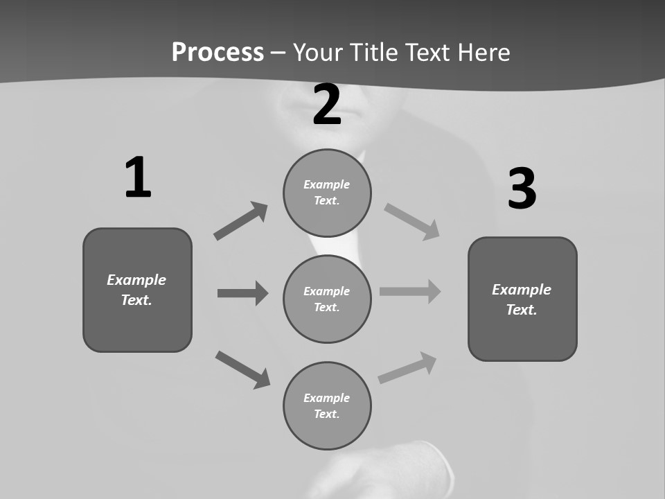 Mysterious Man With Piercing Eyes PowerPoint Template