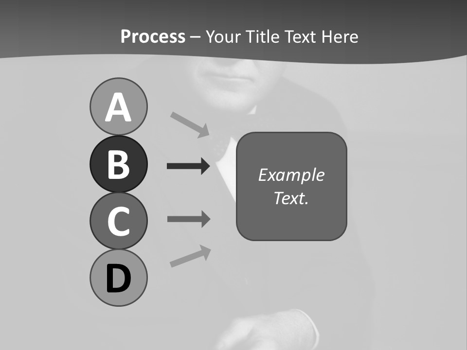 Mysterious Man With Piercing Eyes PowerPoint Template