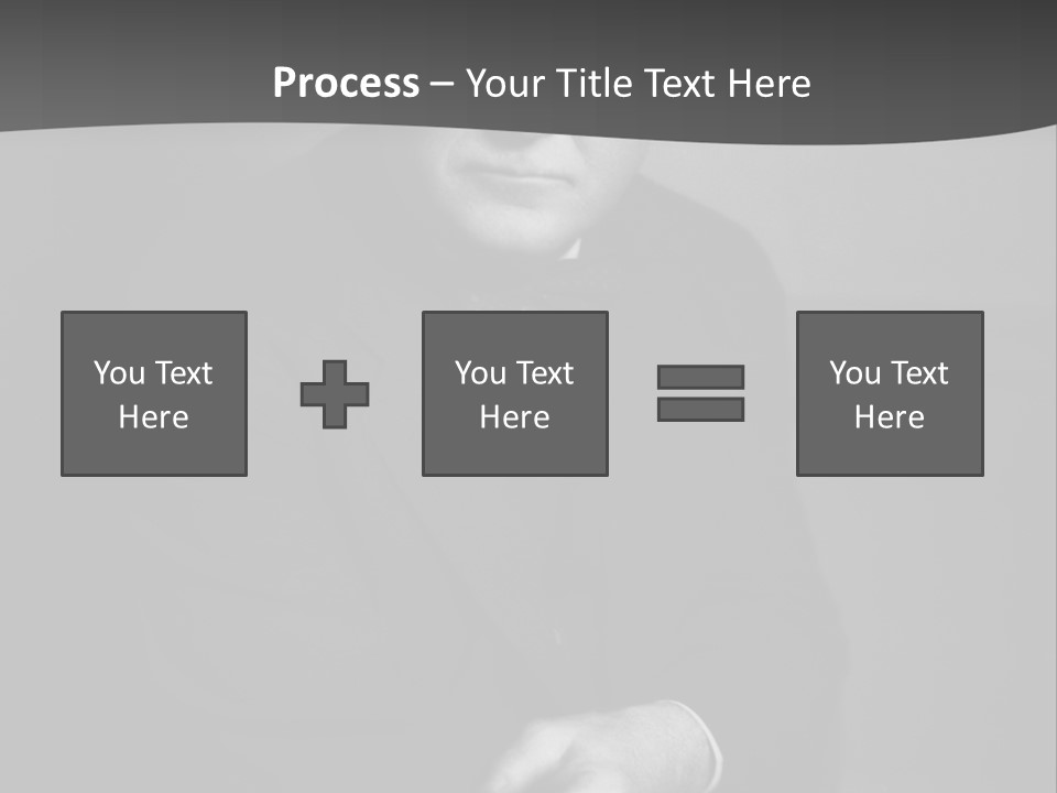Mysterious Man With Piercing Eyes PowerPoint Template