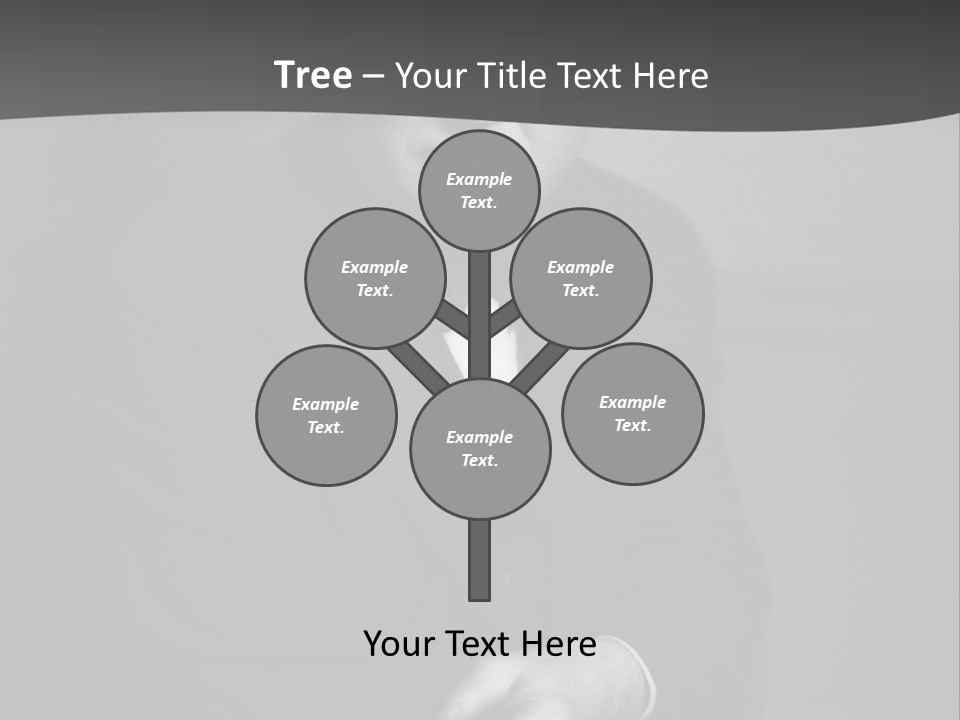 Mysterious Man With Piercing Eyes PowerPoint Template