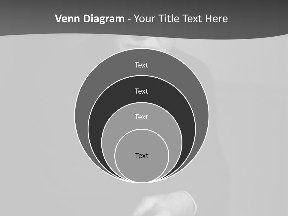 Mysterious Man With Piercing Eyes PowerPoint Template