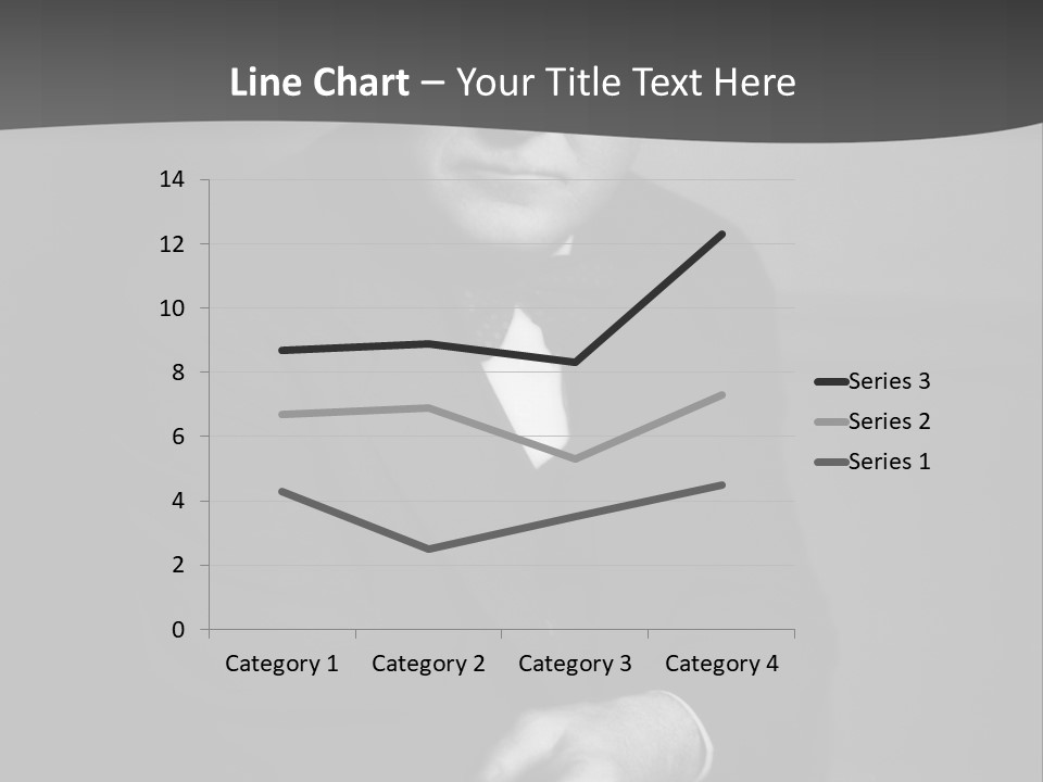 Mysterious Man With Piercing Eyes PowerPoint Template