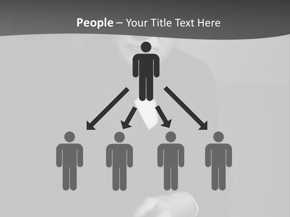 Mysterious Man With Piercing Eyes PowerPoint Template