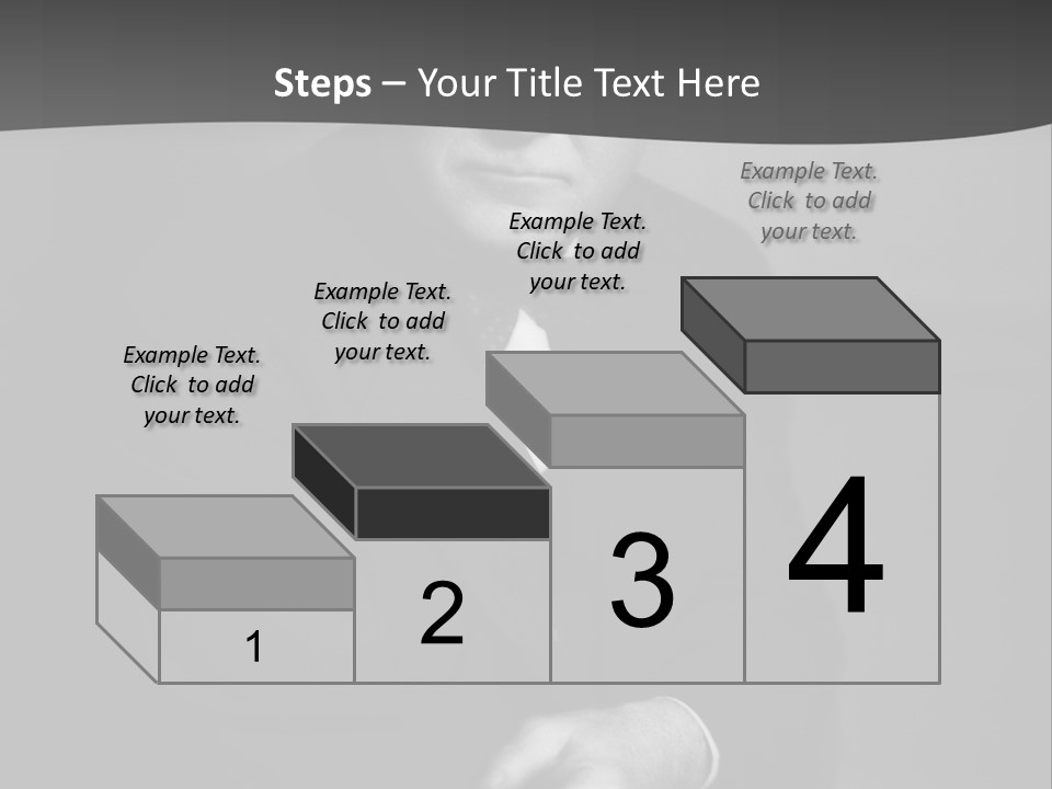 Mysterious Man With Piercing Eyes PowerPoint Template