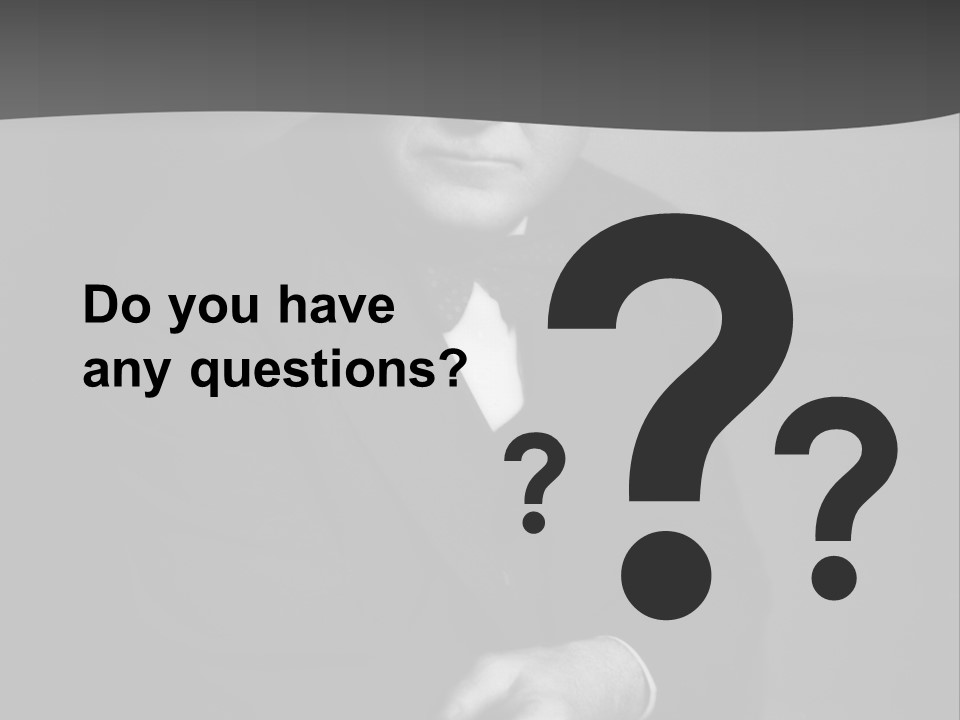 Mysterious Man With Piercing Eyes PowerPoint Template