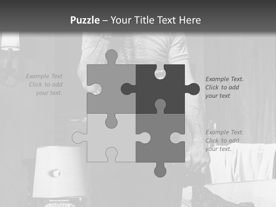 Comic Scene Man Speaks On Phone PowerPoint Template