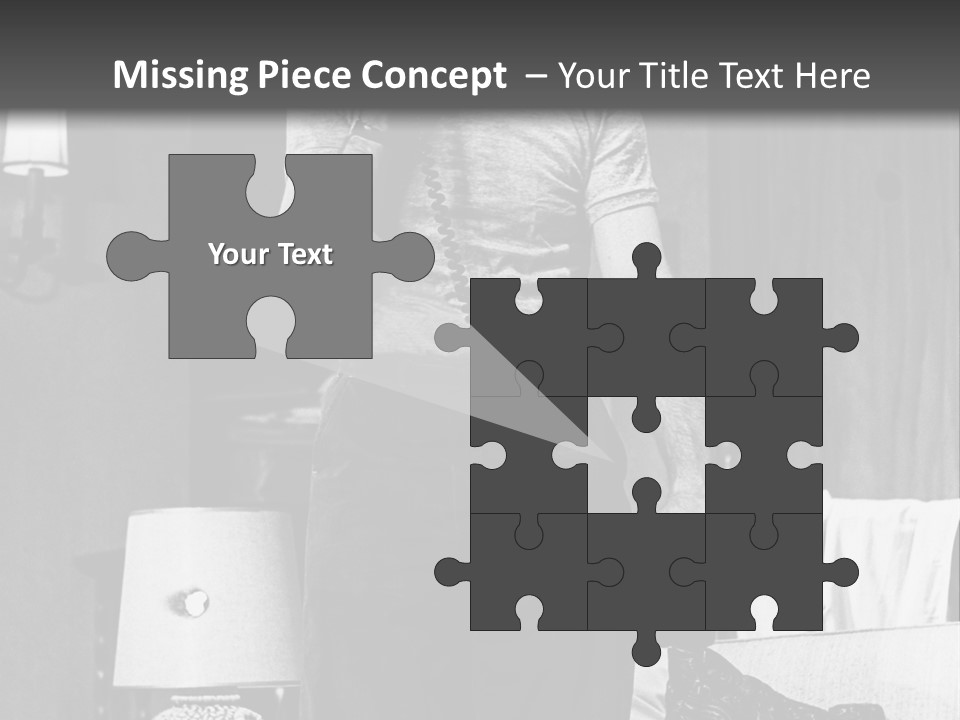 Comic Scene Man Speaks On Phone PowerPoint Template