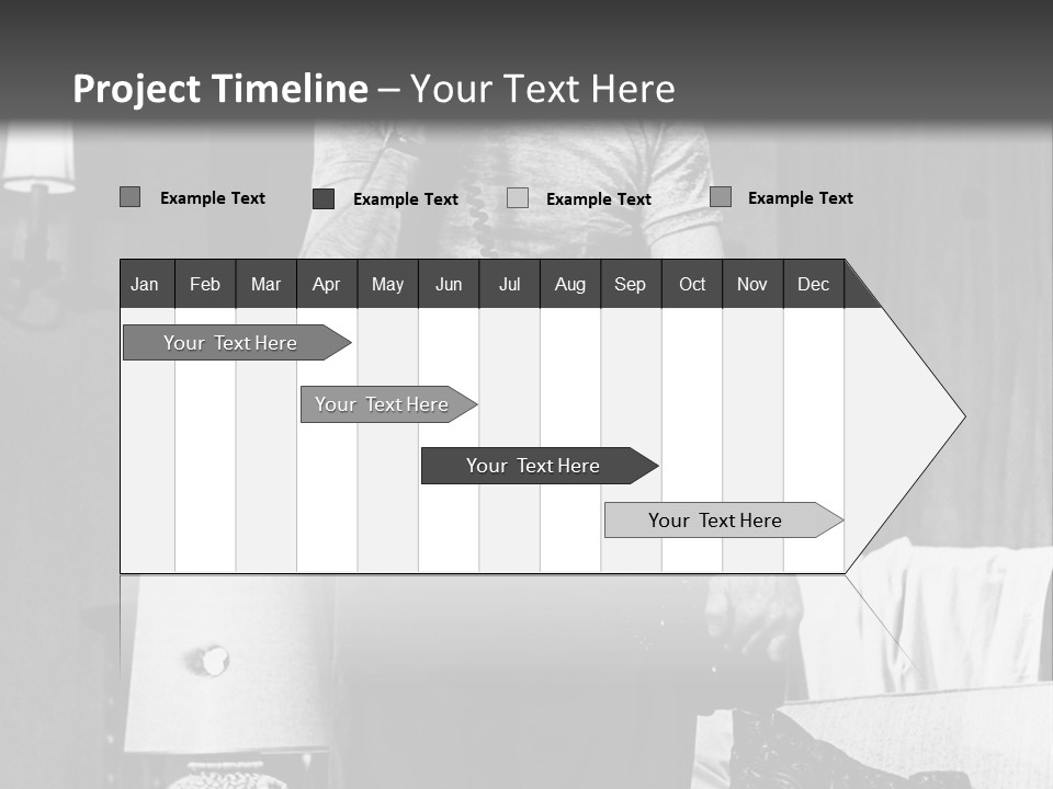 Comic Scene Man Speaks On Phone PowerPoint Template