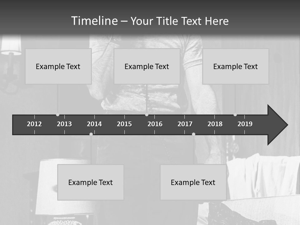 Comic Scene Man Speaks On Phone PowerPoint Template