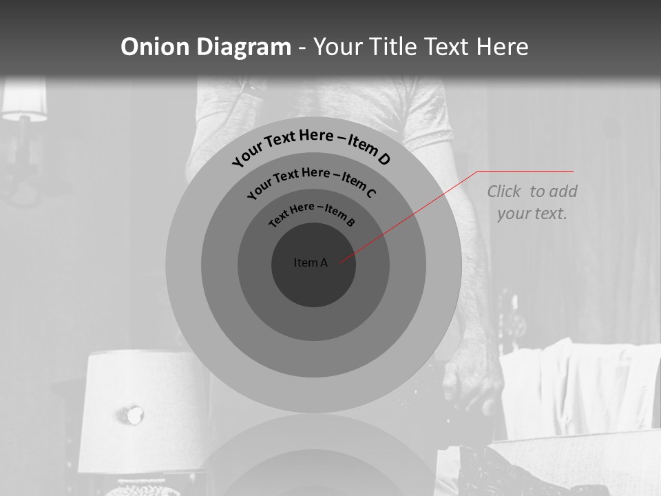 Comic Scene Man Speaks On Phone PowerPoint Template