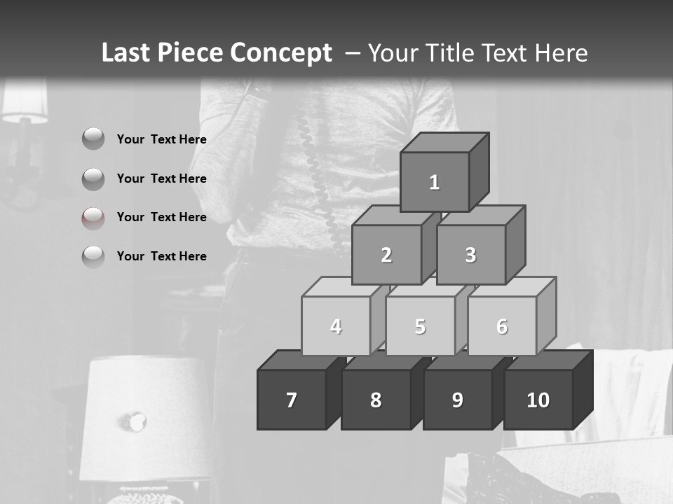 Comic Scene Man Speaks On Phone PowerPoint Template