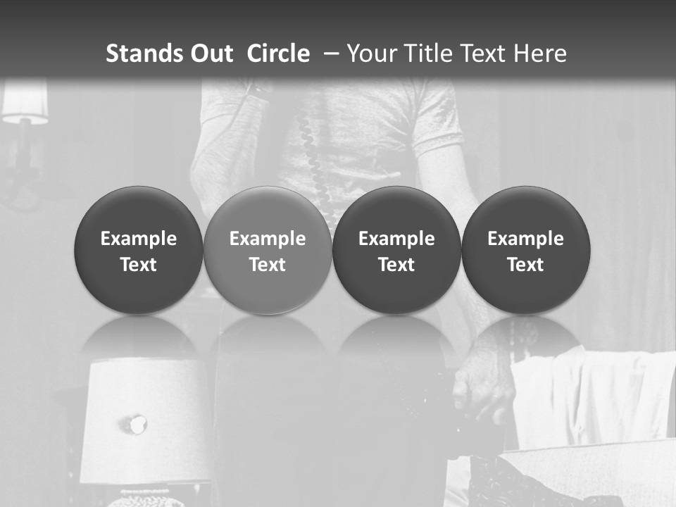 Comic Scene Man Speaks On Phone PowerPoint Template