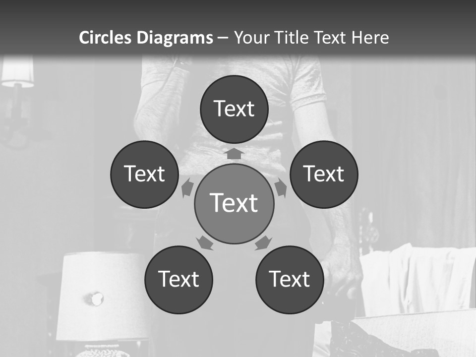 Comic Scene Man Speaks On Phone PowerPoint Template