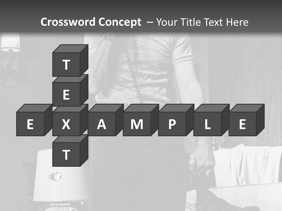 Comic Scene Man Speaks On Phone PowerPoint Template