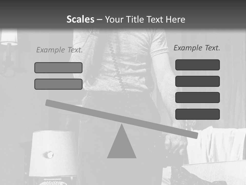 Comic Scene Man Speaks On Phone PowerPoint Template