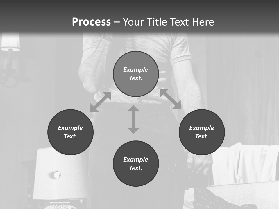 Comic Scene Man Speaks On Phone PowerPoint Template