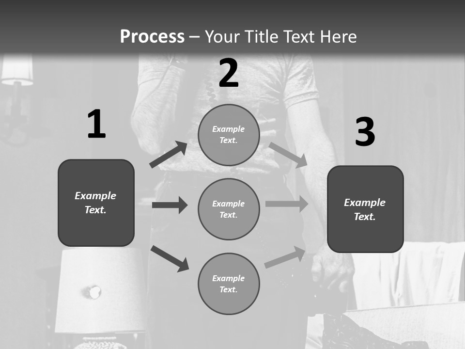 Comic Scene Man Speaks On Phone PowerPoint Template