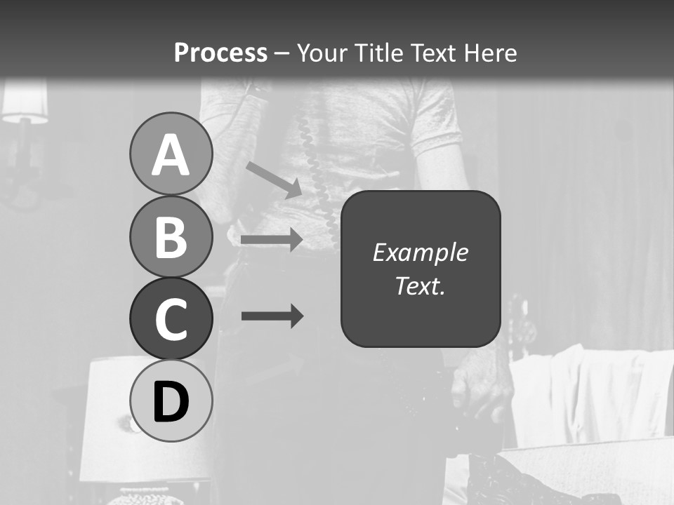 Comic Scene Man Speaks On Phone PowerPoint Template