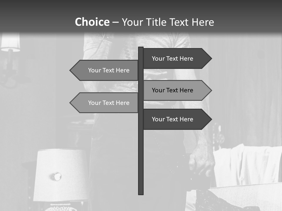 Comic Scene Man Speaks On Phone PowerPoint Template