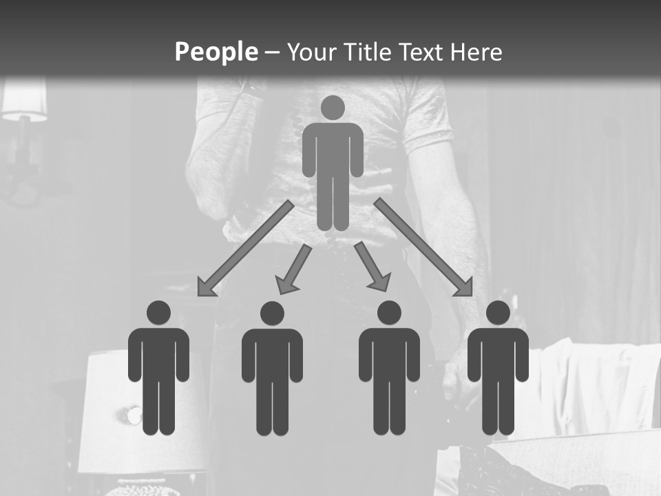 Comic Scene Man Speaks On Phone PowerPoint Template