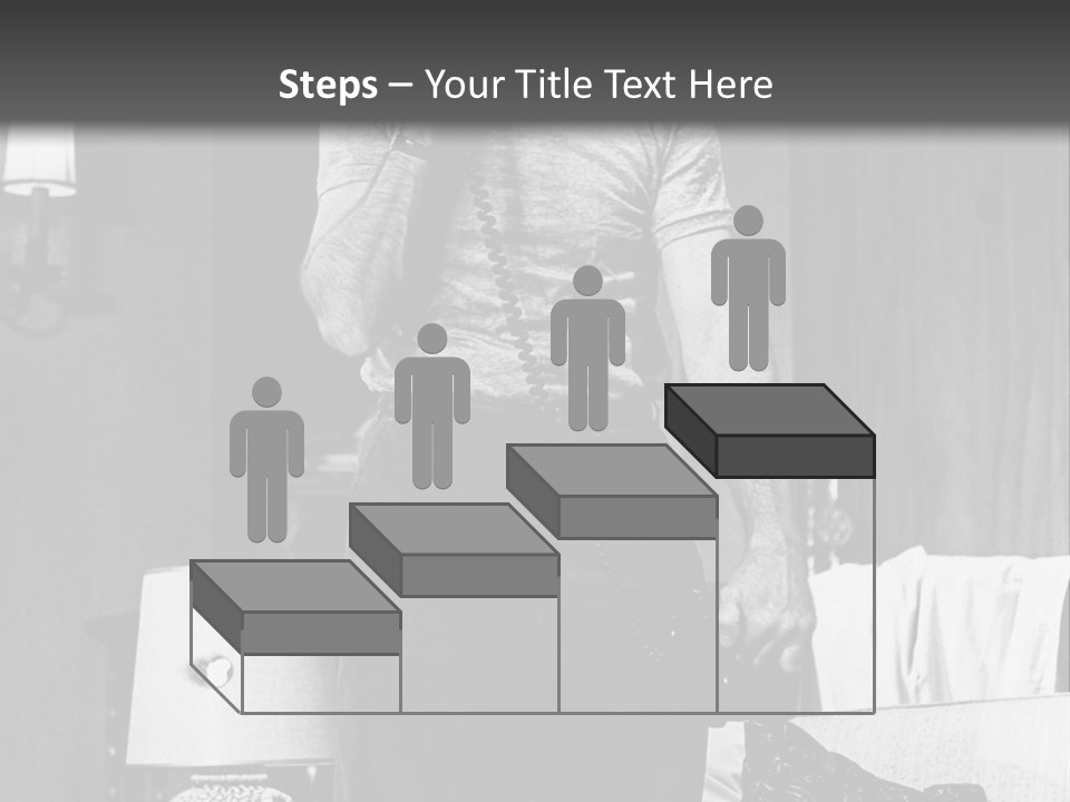 Comic Scene Man Speaks On Phone PowerPoint Template