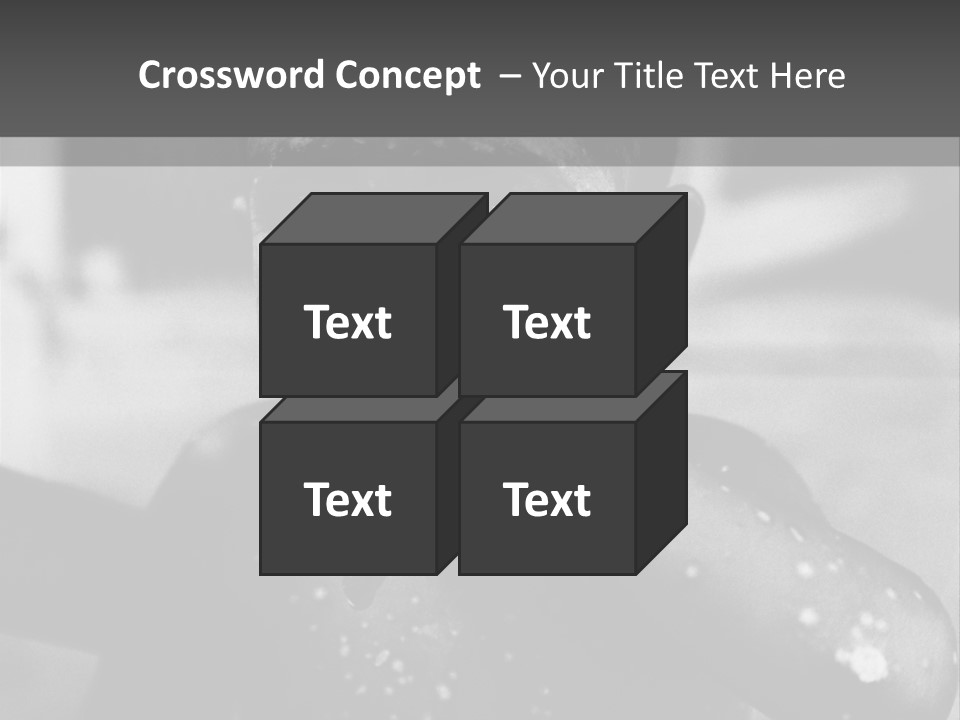 Black Child Bathes In A Bathroom PowerPoint Template