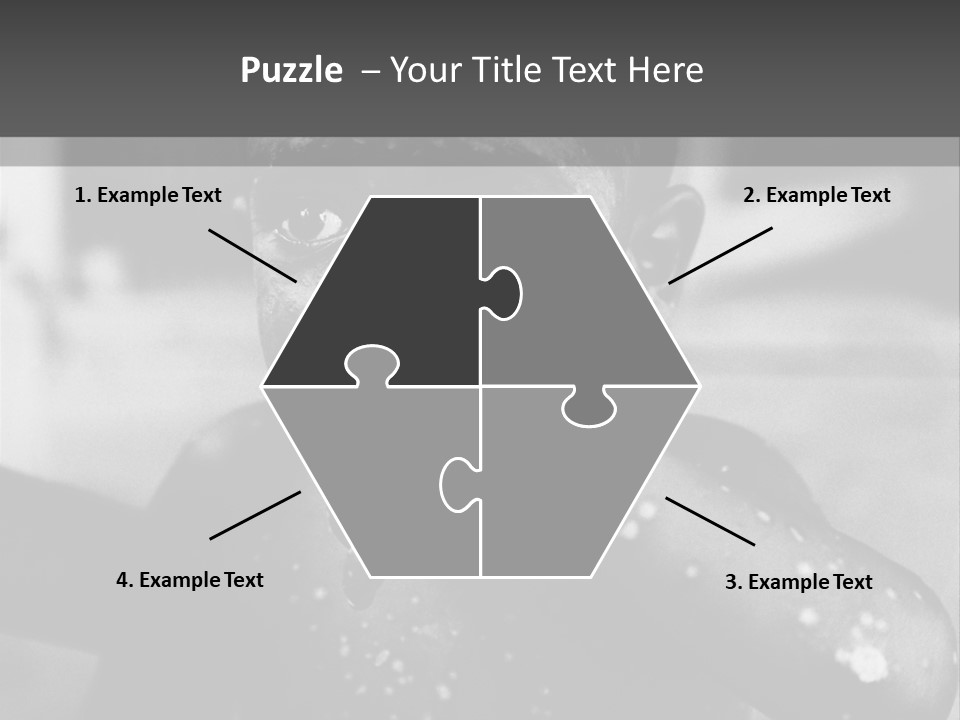 Black Child Bathes In A Bathroom PowerPoint Template