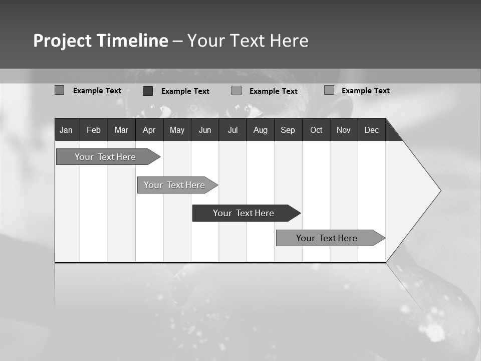 Black Child Bathes In A Bathroom PowerPoint Template