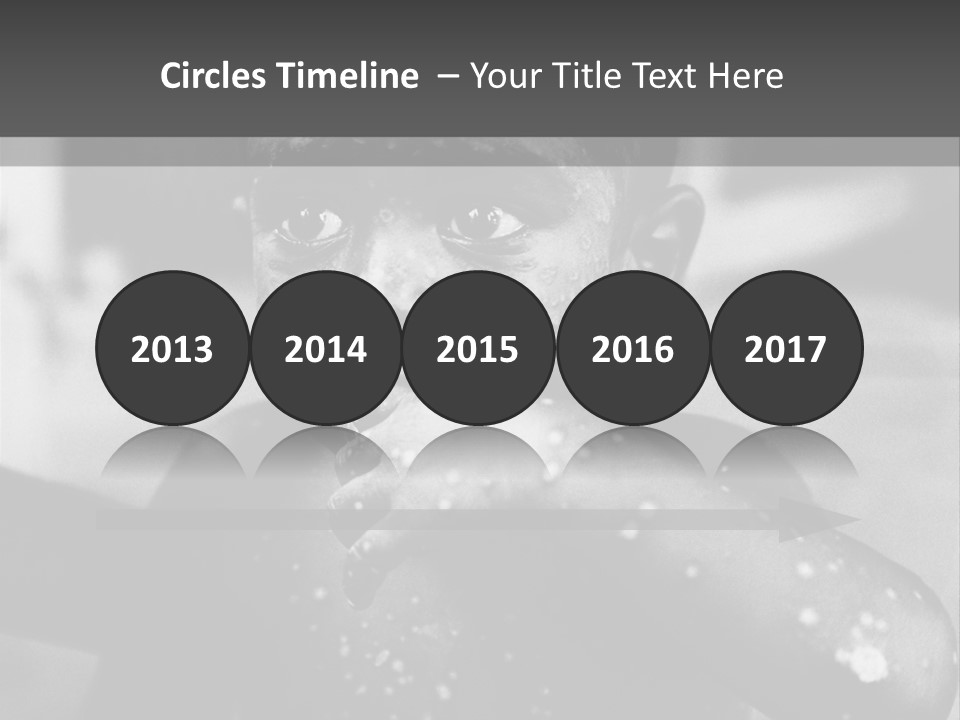 Black Child Bathes In A Bathroom PowerPoint Template