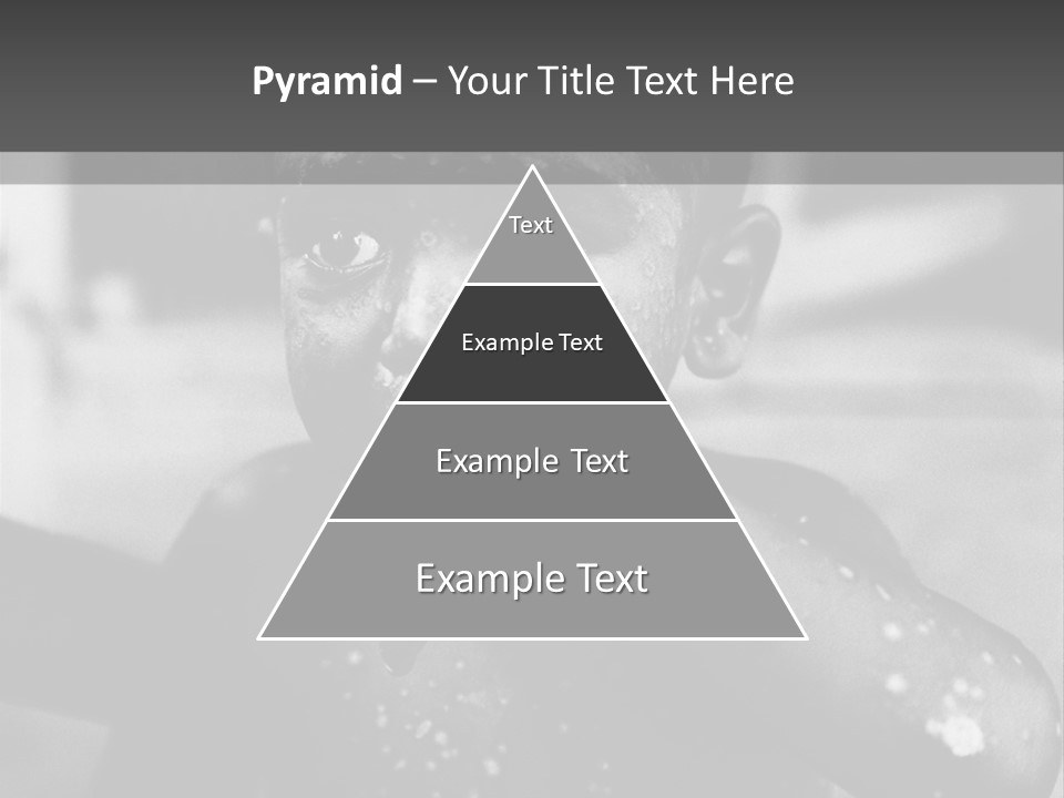 Black Child Bathes In A Bathroom PowerPoint Template