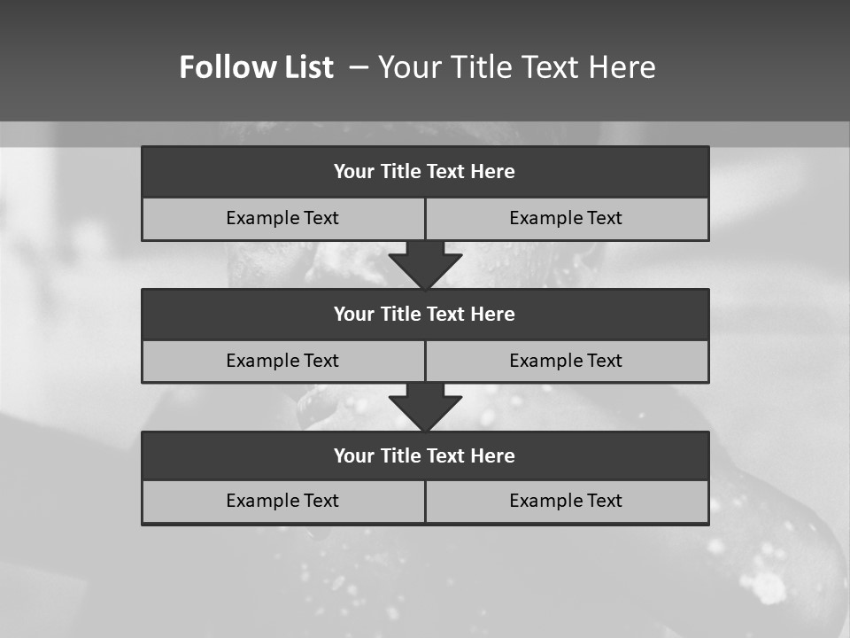 Black Child Bathes In A Bathroom PowerPoint Template