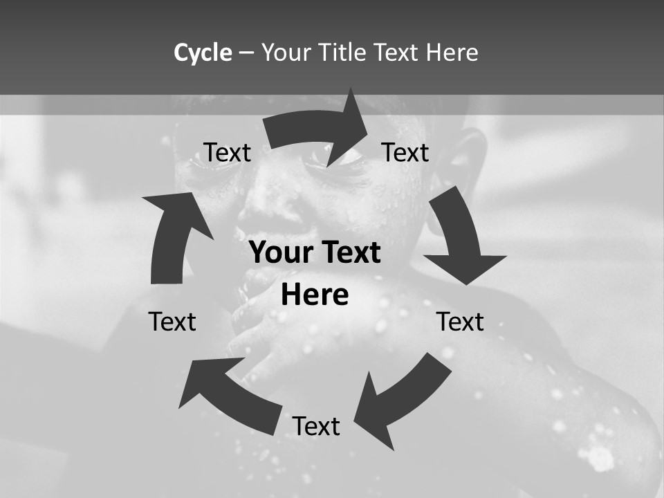 Black Child Bathes In A Bathroom PowerPoint Template