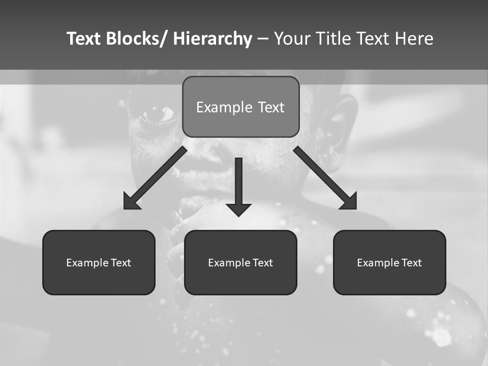 Black Child Bathes In A Bathroom PowerPoint Template
