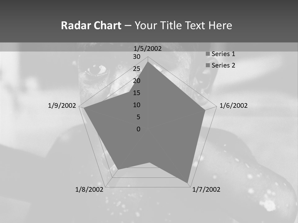 Black Child Bathes In A Bathroom PowerPoint Template